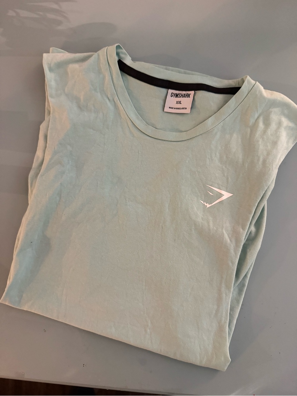 Gymshark Men’s Mint Green Logo Tank Top Size XXL